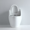 One-Piece Elongated Toilet with Siphon Flushing Sanitary Ware White Toilet